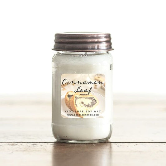 Cinnamon Loaf 16oz Mason Pure Soy Candle