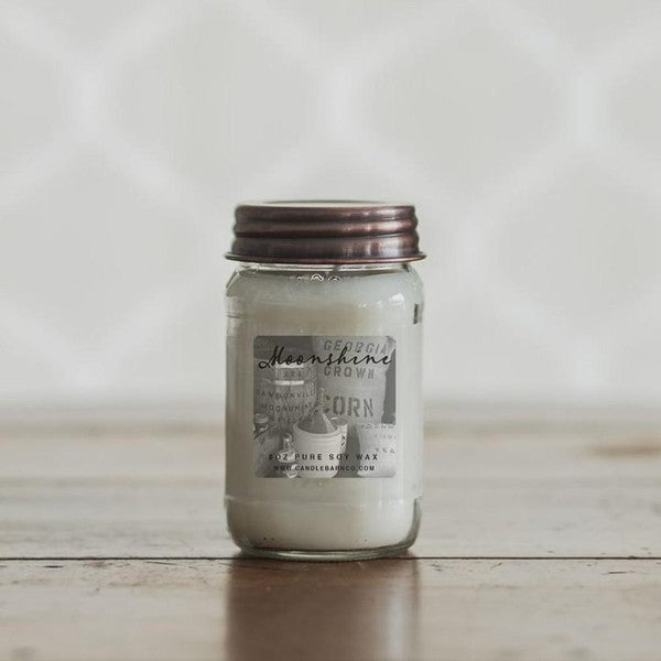 Moonshine 16oz Mason Pure Soy Candle