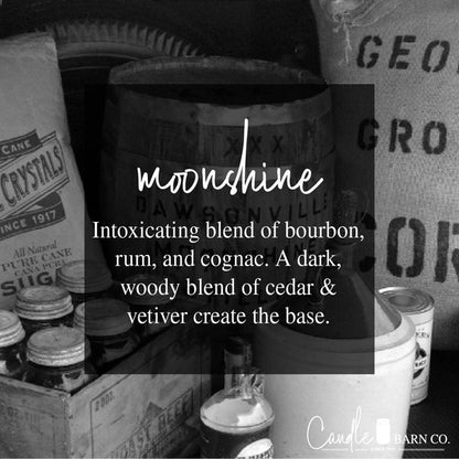 Moonshine 16oz Mason Pure Soy Candle