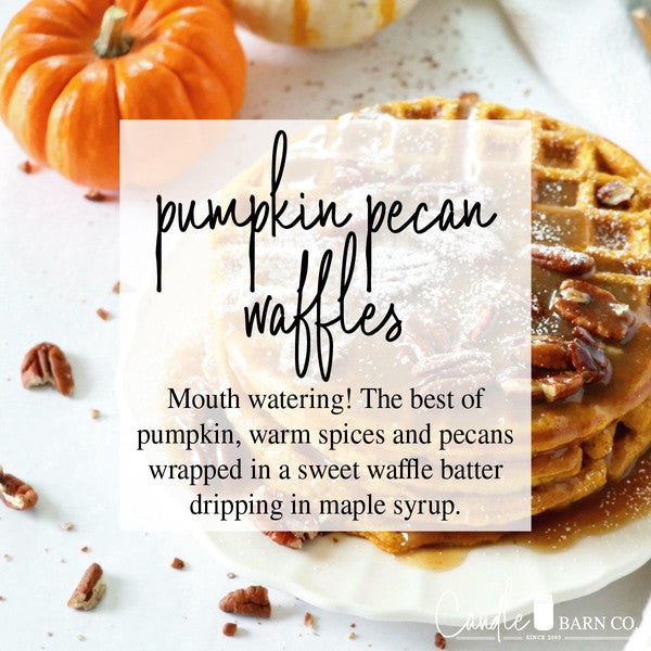 Pumpkin Pecan Waffles 16oz Mason Pure Soy Candle