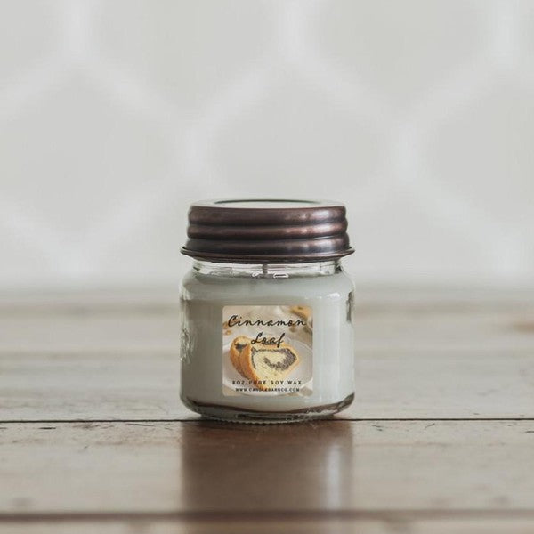 Cinnamon Loaf 8oz Mason Pure Soy Candle