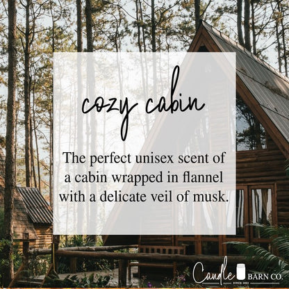 Cozy Cabin 8oz Mason Pure Soy Candle