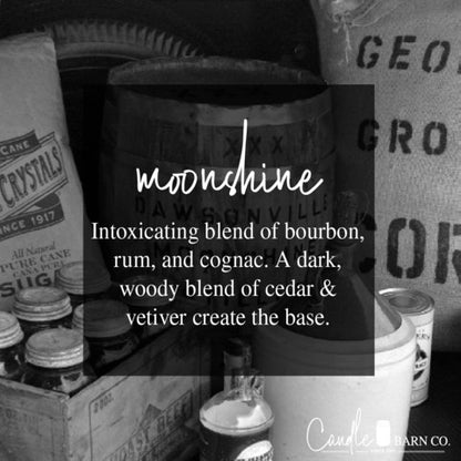 Moonshine 8oz Mason Pure Soy Candle