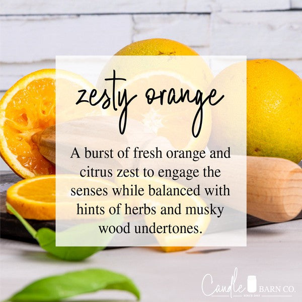 Zesty Orange 8oz Mason Pure Soy Candle