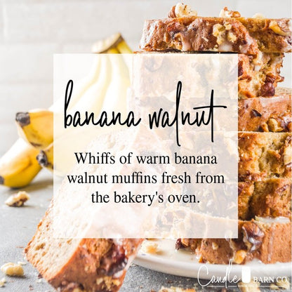 Banana Walnut 4oz Mason Pure Soy Candle