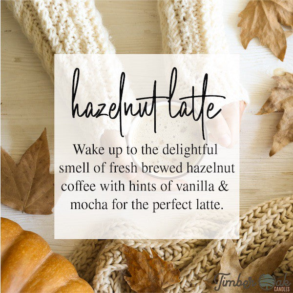 Hazelnut Latte 4oz Mason Pure Soy Candle