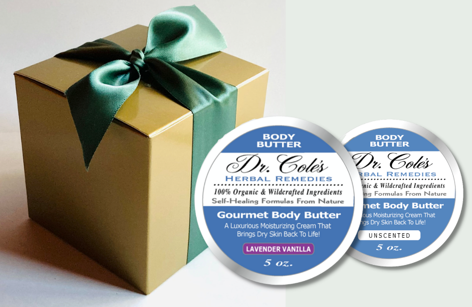 #14 - Two Gourmet Body Butters: Unscented and Lavender Vanilla by COLEHERBALS LLC