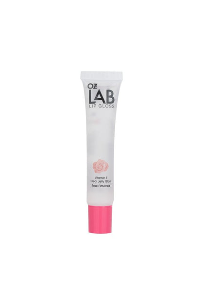 48 Pack-OZ LAB Rose Scent Clear Gloss Lip Polish