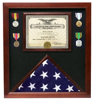 Veterans Made Flag Document Case American Flags by The Military Gift Store