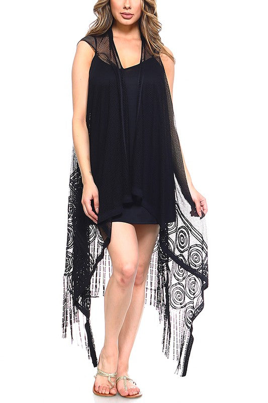 FC1007-Mesh Cover ups