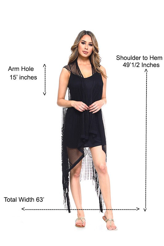 FC1007-Mesh Cover ups