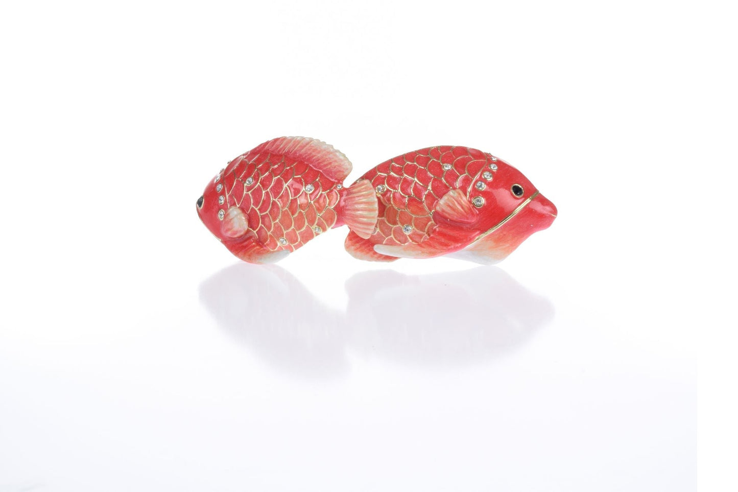 Red Snapper Fish trinket box by Keren Kopal