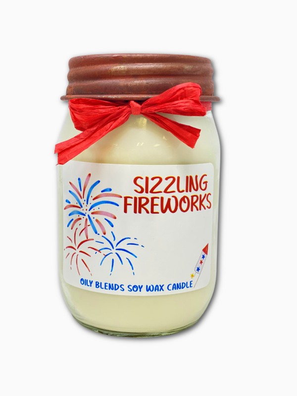 Jumbo Patriotic Soy Wax Candles