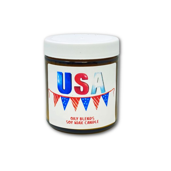 Mini Patriotic Soy Wax Candles