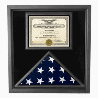 Veterans Made Flag Document Case American Flags by The Military Gift Store