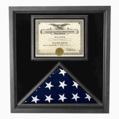 Police Medal and Flag Display Case. by The Military Gift Store