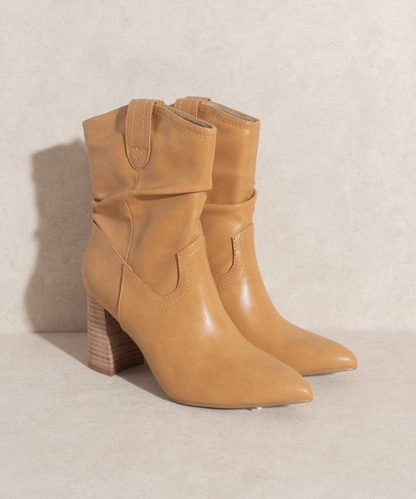 Oasis Society Mavis - Western Style Bootie by BlakWardrob