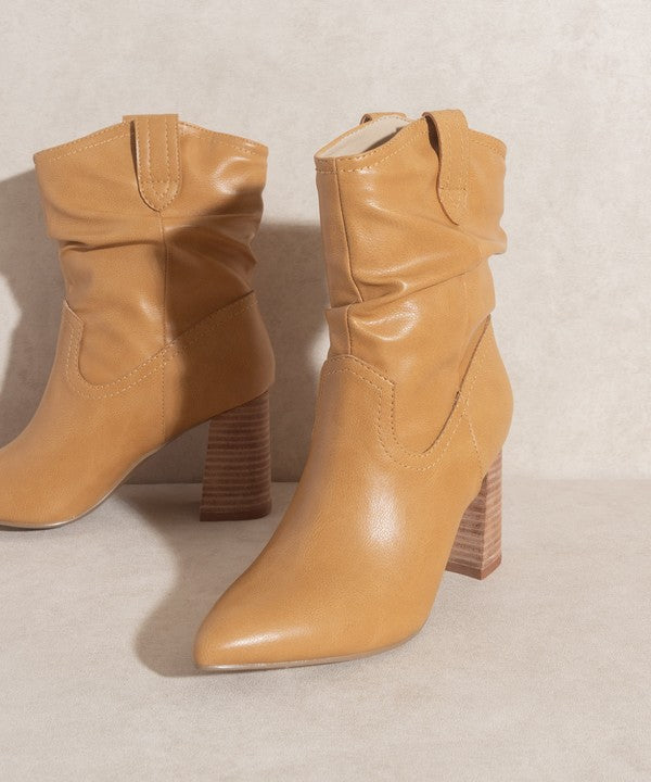 Oasis Society Mavis - Western Style Bootie by BlakWardrob