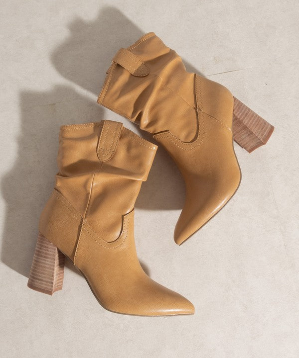 Oasis Society Mavis - Western Style Bootie by BlakWardrob