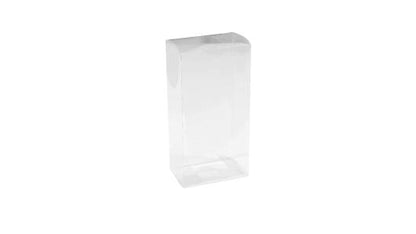 Clear Plastic Gift Boxes large 7.5"X3.75"X2.5" 16 pack by Hammont