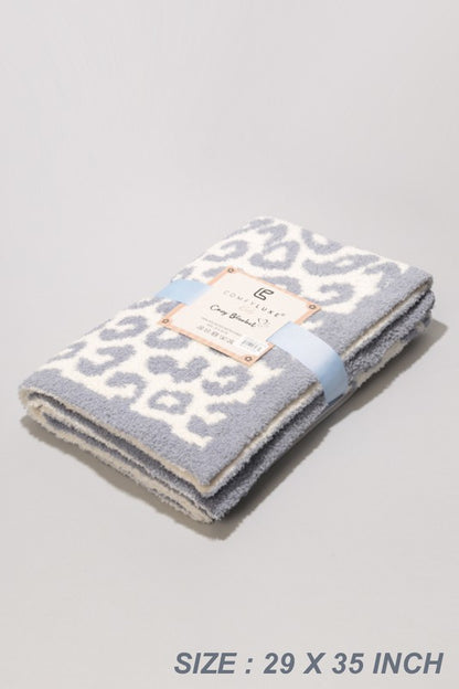 Kids Leopard Print Luxury Soft Throw Blanket