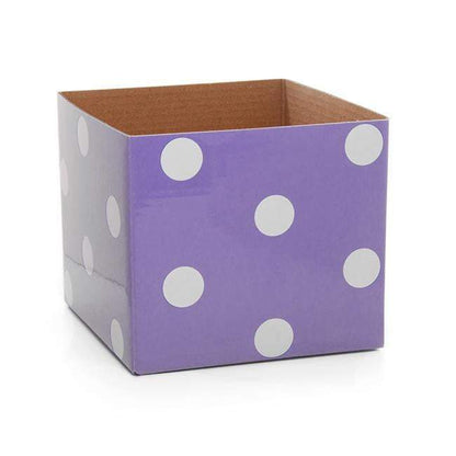 Polka Dots Gloss Mini Posy Box (13x12cmH) by Tshirt Unlimited