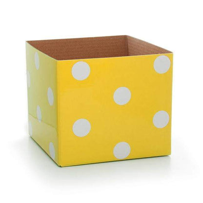 Polka Dots Gloss Mini Posy Box (13x12cmH) by Tshirt Unlimited