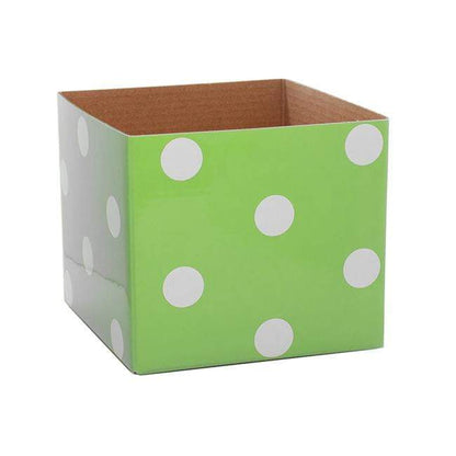 Polka Dots Gloss Mini Posy Box (13x12cmH) by Tshirt Unlimited