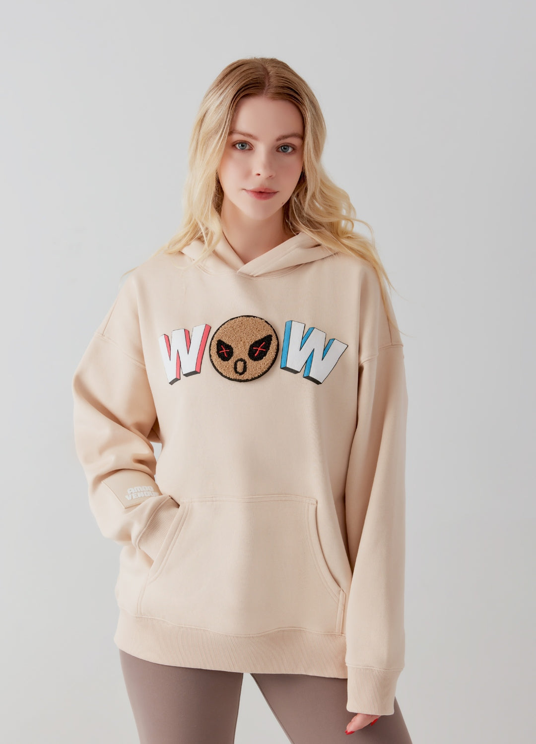 WOW  "Mood" Emoji Hoodie by Amoo