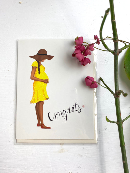 Congrats Baby Card by Ash & Rose