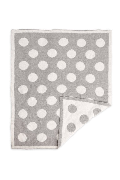 POLKA DOT Print Kids Luxury Soft Throw Blanket