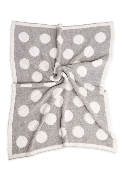 POLKA DOT Print Kids Luxury Soft Throw Blanket