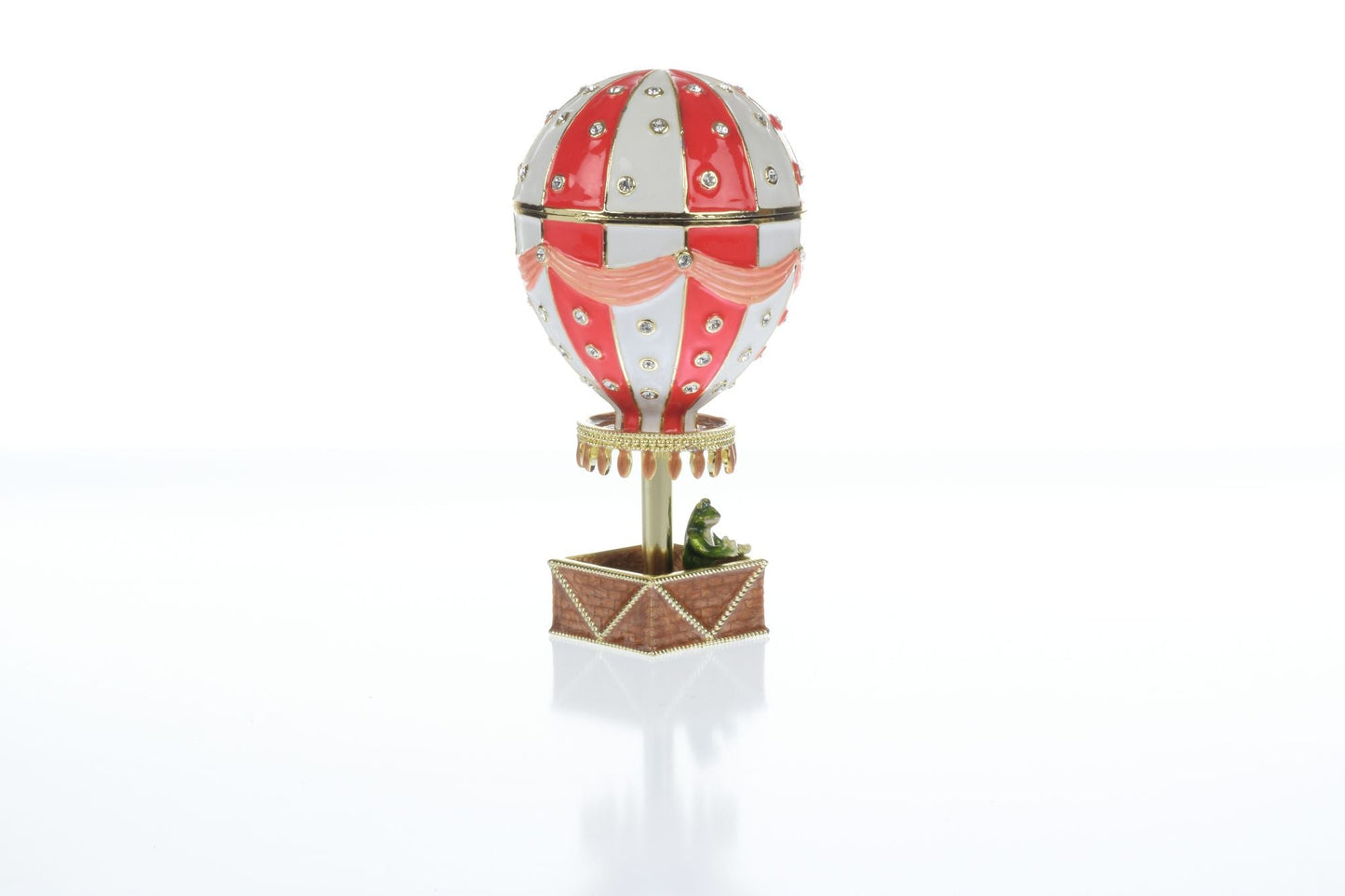 Red Hot air balloon with frog Limited edition 1-250 by Keren Kopal