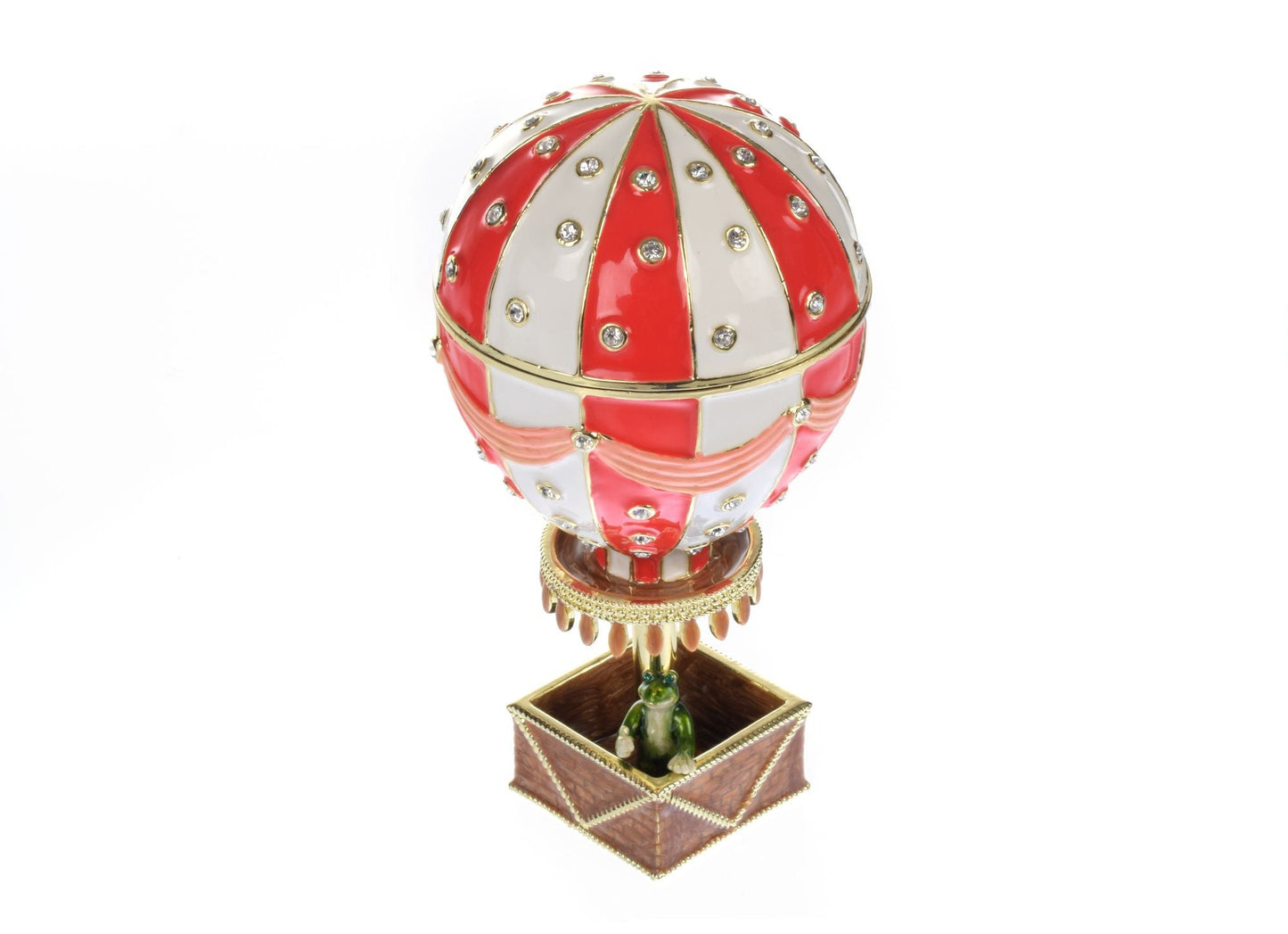 Red Hot air balloon with frog Limited edition 1-250 by Keren Kopal