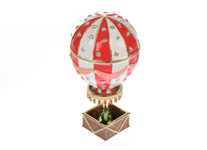 Red Hot air balloon with frog Limited edition 1-250 by Keren Kopal