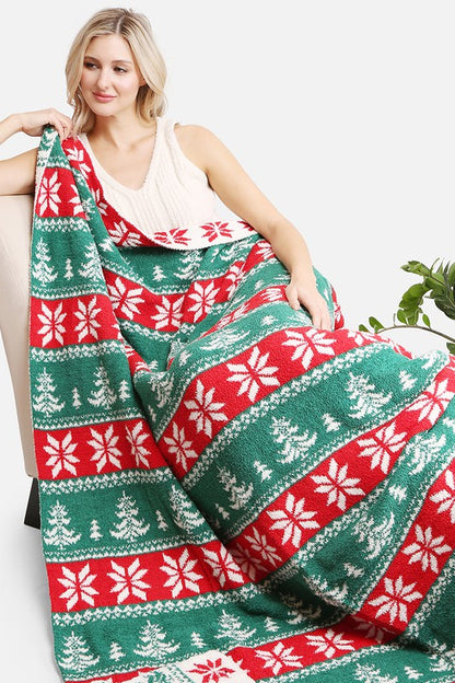 Christmas Pattern Luxury Soft Throw Blanket