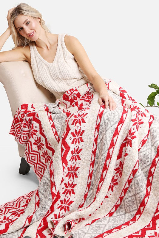 Christmas Pattern Luxury Soft Throw Blanket