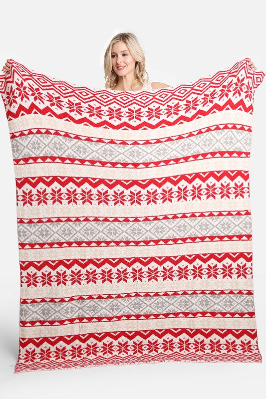 Christmas Pattern Luxury Soft Throw Blanket