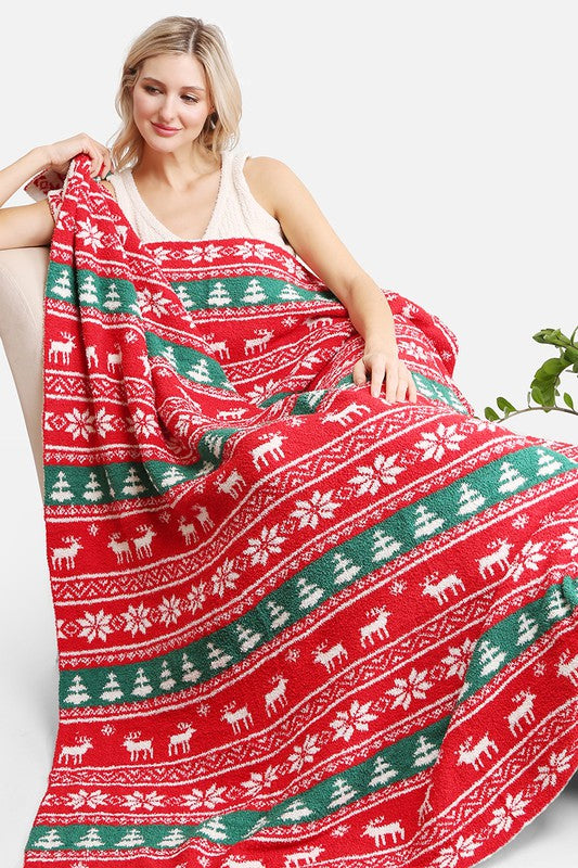 Christmas Pattern Luxury Soft Throw Blanket