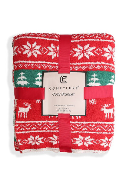 Christmas Pattern Luxury Soft Throw Blanket