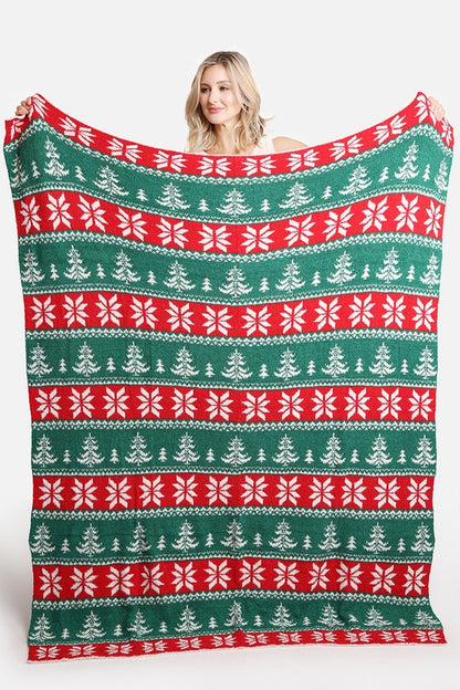 Christmas Pattern Luxury Soft Throw Blanket