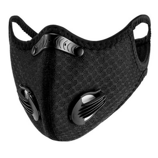 Performance Sports Face Mask with Activated Carbon Filter and Breathing Valves by Jupiter Gear Home