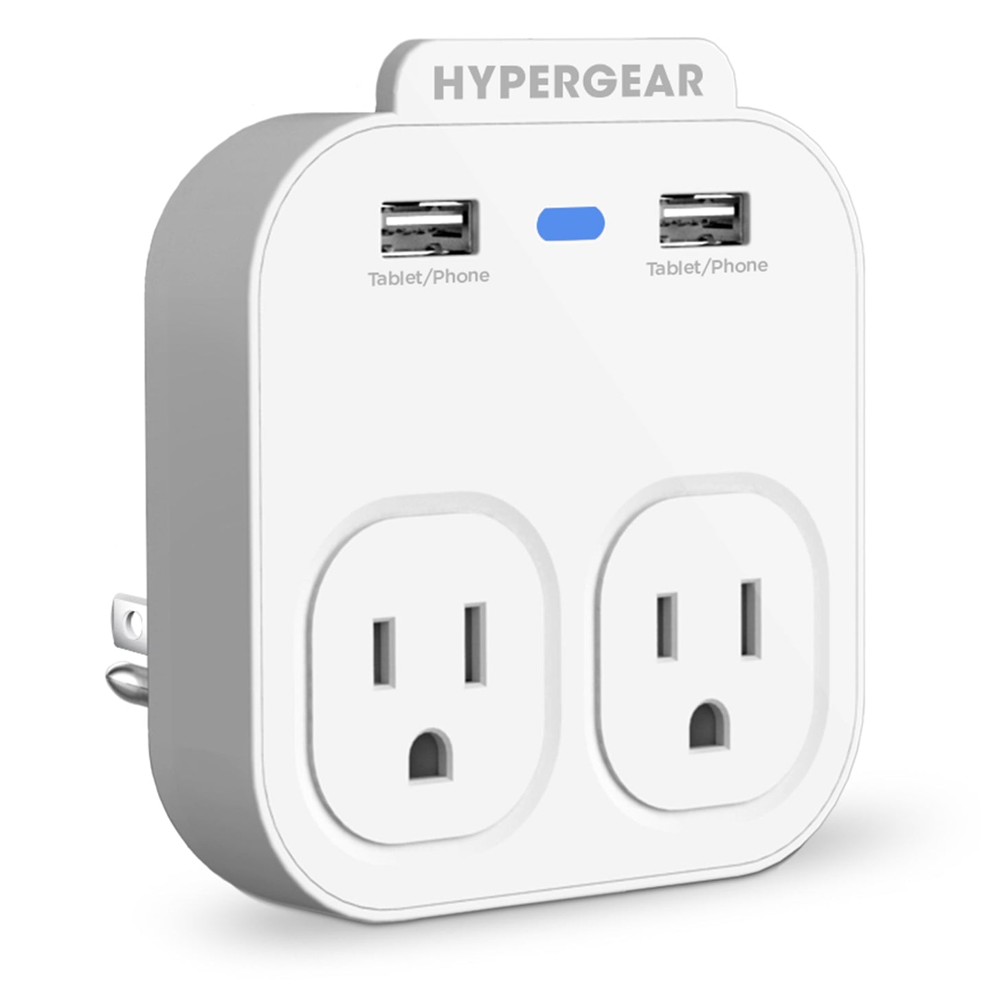 HyperGear Wall Adapter Power Strip White (13623-HYP) by Jupiter Gear Home