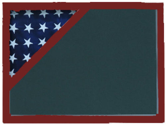 Shadow box for american flag, 3x5 flag, 4x6 flag ,5x9.5 Flag. by The Military Gift Store