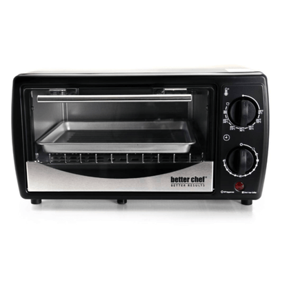 Better Chef 9L Toaster Oven Broiler with Slide-Out Rack and Bake Tray by Jupiter Gear Home