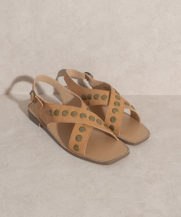 OASIS SOCIETY Kylie - Studded Cross Band Sandal