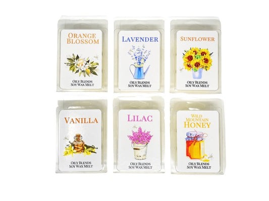 Botanical Soy Wax Melts - Sampler of 6