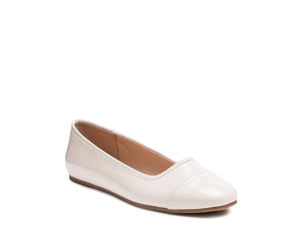 CAMELLA ROUND TOE BALLERINA FLAT SHOES