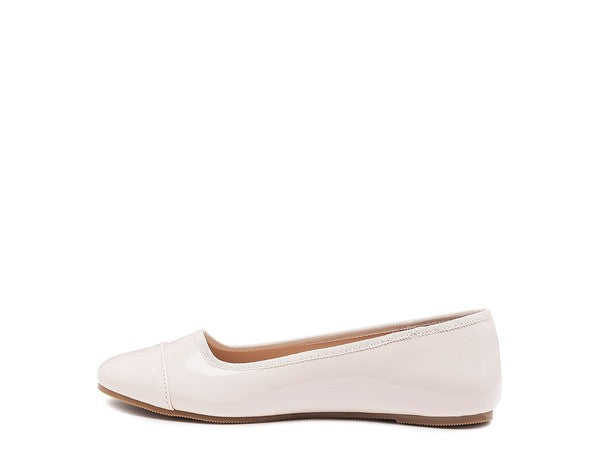 CAMELLA ROUND TOE BALLERINA FLAT SHOES