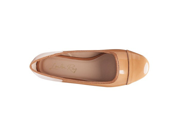 CAMELLA ROUND TOE BALLERINA FLAT SHOES